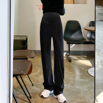 Női farmer terhes nőknek - vékony, két színben