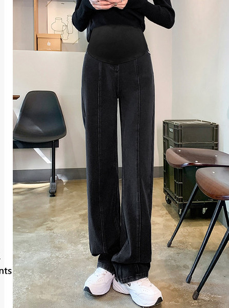 Női farmer terhes nőknek - vékony, két színben