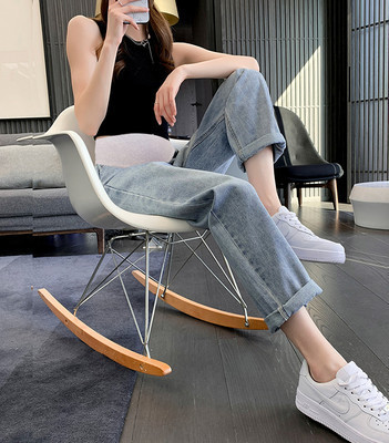 Női farmer kismamáknak - világoskék színben