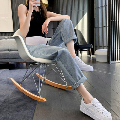 Női farmer kismamáknak - világoskék színben