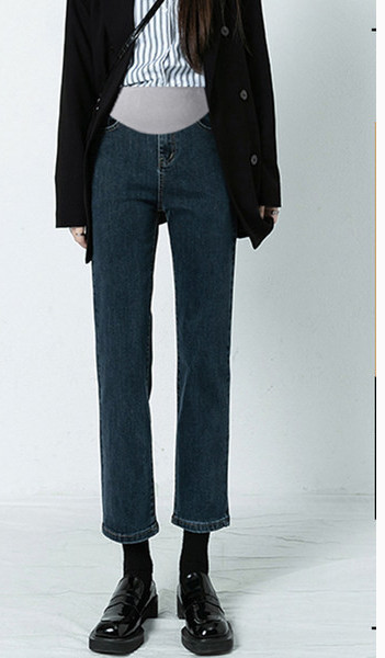 Új modell női rugalmas derekú kismamafarmer