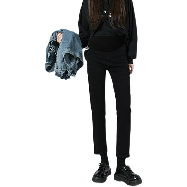 Új modell női rugalmas derekú kismamafarmer