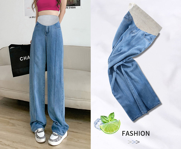 Τζιν για εγκύους - φαρδύ μοντέλο