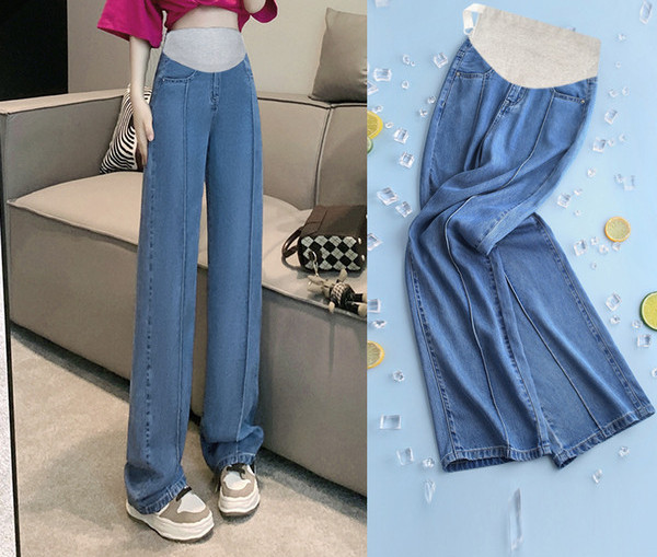 Τζιν για εγκύους - φαρδύ μοντέλο