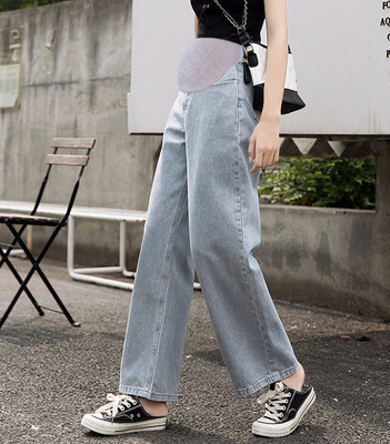 Τζιν για εγκύους με ψηλόμεσο - φαρδύ μοντέλο