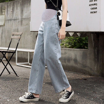 Τζιν για εγκύους με ψηλόμεσο - φαρδύ μοντέλο