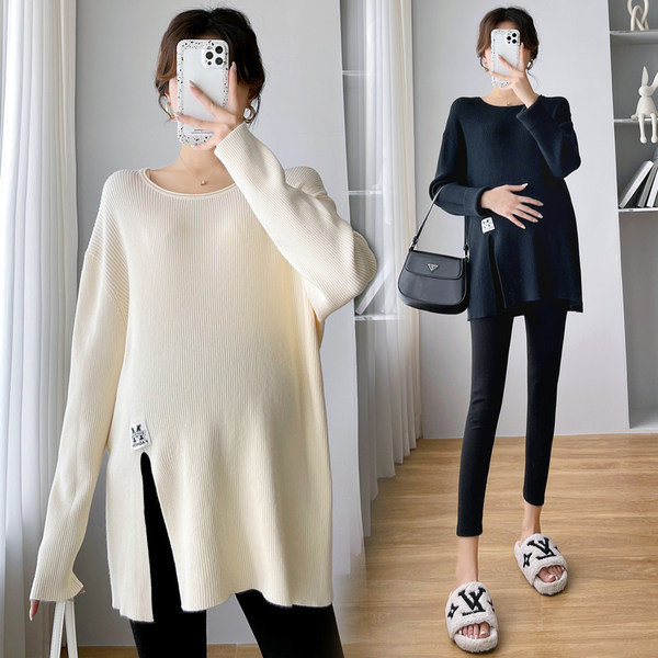 Megztinis nėščiosioms - su dešine juostele