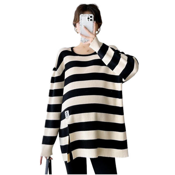 Megztinis nėščiosioms - su dešine juostele