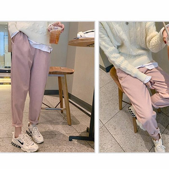 Нов модел дамски панталони с джобове за бременни