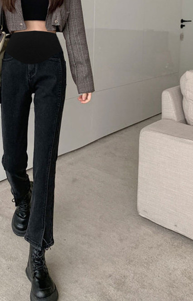 Νέο μοντέλο γυναικείο μακρύ τζιν παντελόνι εγκυμοσύνης