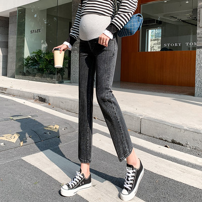 Női farmer terhes nőknek magas derékkal - két színben