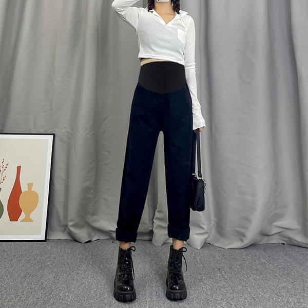 Casual τζιν εγκυμοσύνης με τσέπη