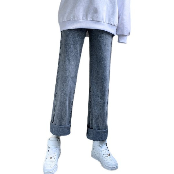 Traperice za trudnice - široki kroj s visokim strukom