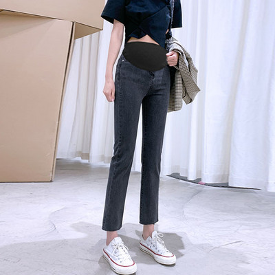 Ženske traperice za trudnice - ravni model visokog struka