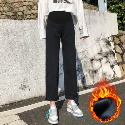 Ležerne ženske traper hlače za trudnice