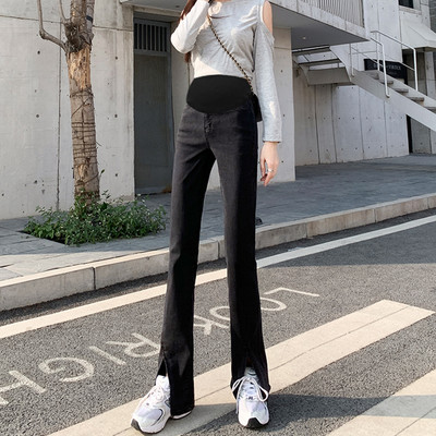 Τζιν εγκυμοσύνης με μακρύ σκίσιμο