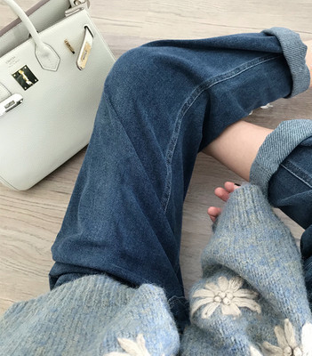 Γυναικείο τζιν για εγκύους - λεπτό με ψηλή μέση