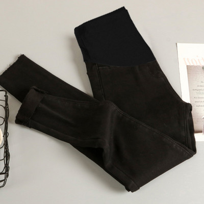 Ženske traperice za trudnice - ravni model