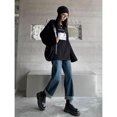 Farmer terhes nőknek modell belső gombokkal