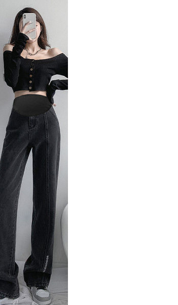 Kismama farmer magas elasztikus derékkal