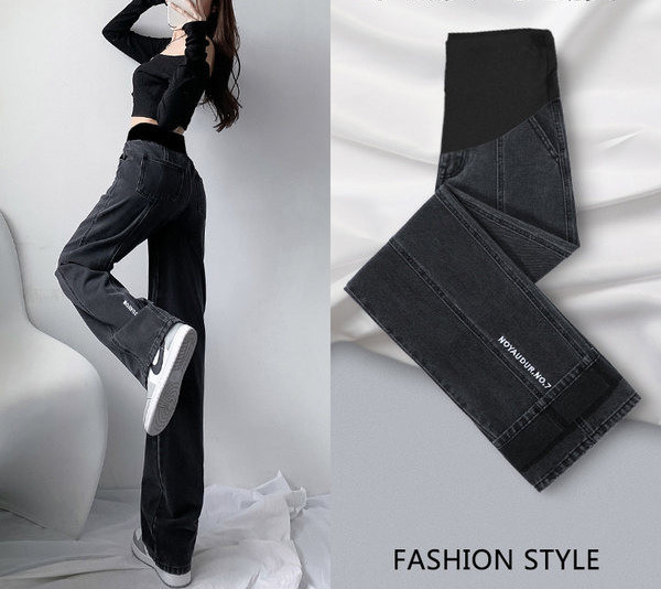 Kismama farmer magas elasztikus derékkal