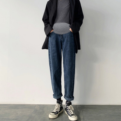 Ежедневни дамски дънки с джобове за бременни