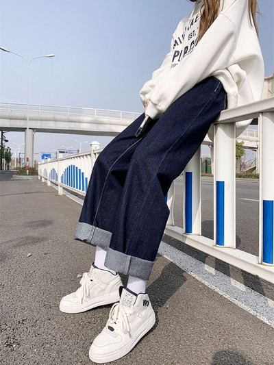 Ženske traperice za trudnice - s džepom i visokim strukom