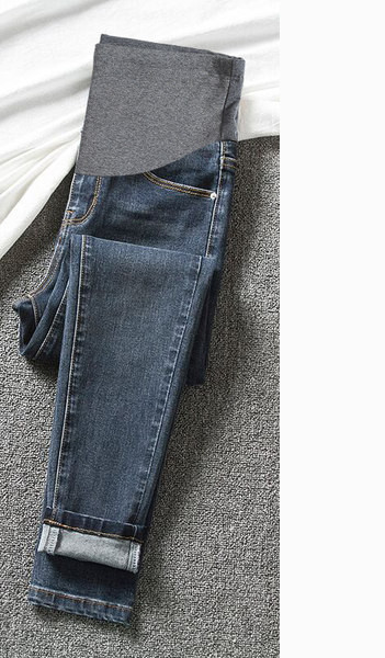 Ležerne trudničke traperice s elastičnim strukom