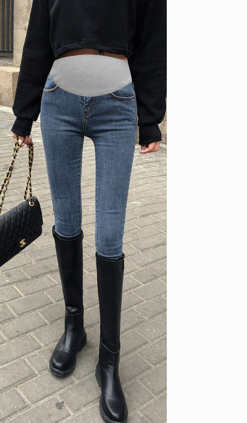 Ležerne trudničke traperice s elastičnim strukom