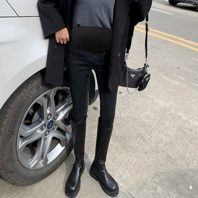 Γυναικείο τζιν για εγκύους -  ψηλόμεσο