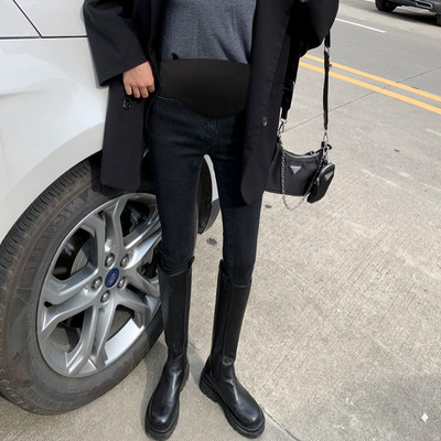 Γυναικείο τζιν για εγκύους -  ψηλόμεσο