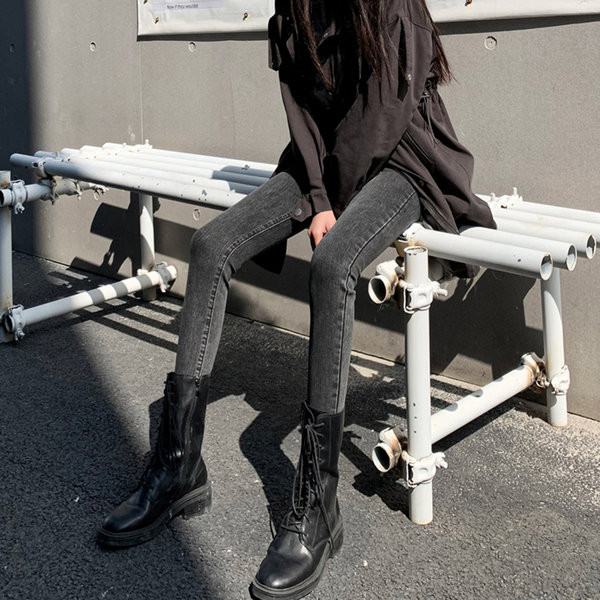 Γυναικείο τζιν για εγκύους -  ψηλόμεσο