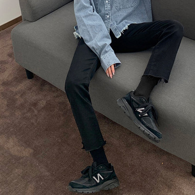 Farmer terhes nőknek - magas derékú, egyenes modell