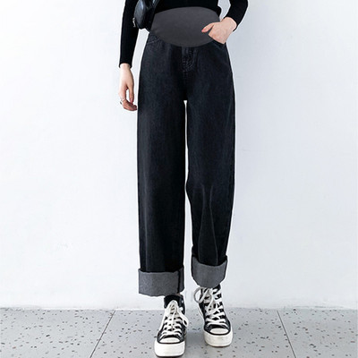 Magas derekú kismama farmernadrág - laza minta