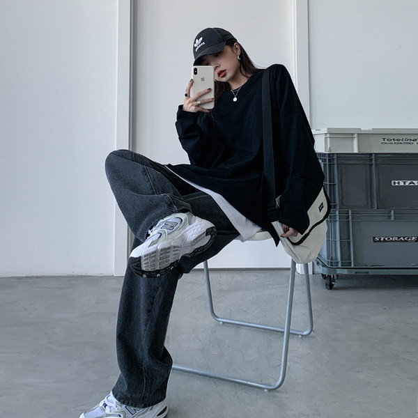 Alkalmi női magas derekú kismamafarmer - két modell