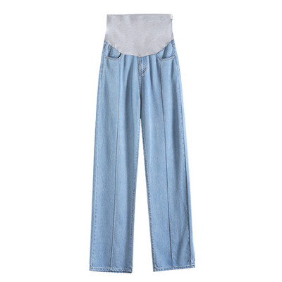 Ежедневни дамски дънки с джобове за бременни