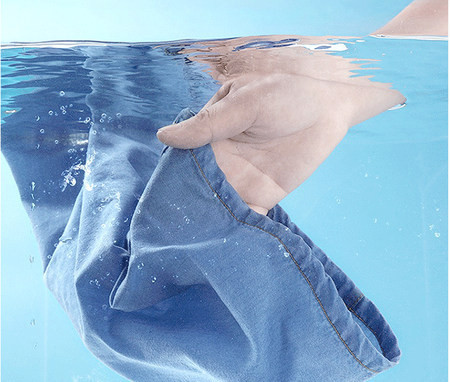 Kismama hosszú farmernadrág zsebbel