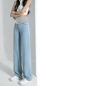 Дамски дънки за бременни жени - със свободен модел