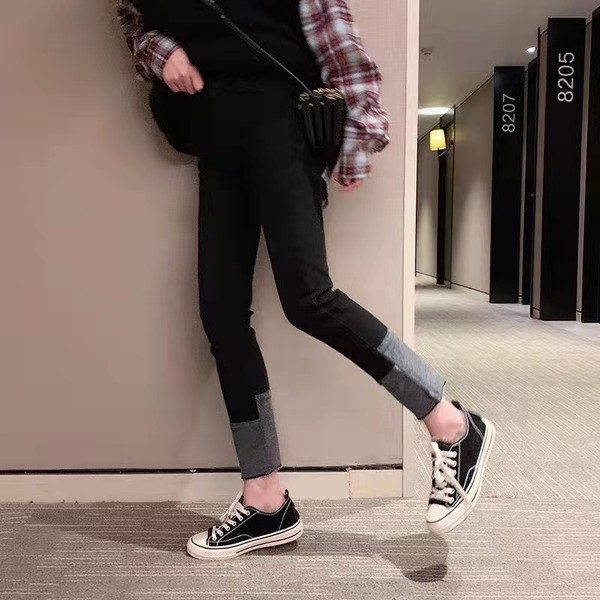 Női farmer kismamáknak - molett két színben