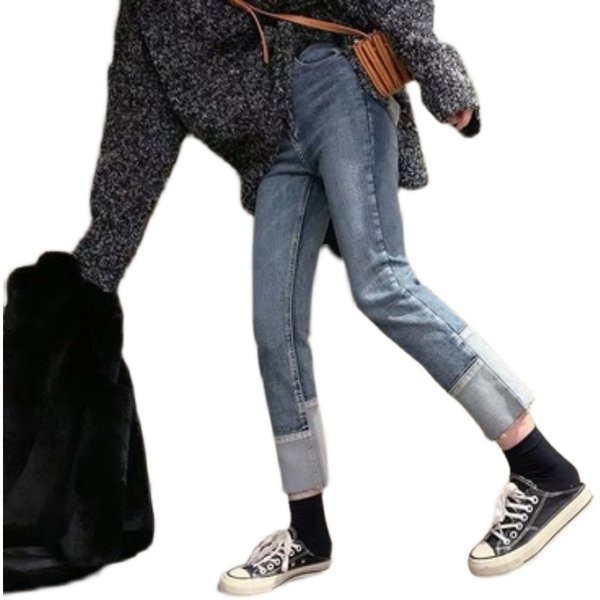 Női farmer kismamáknak - molett két színben