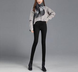 Ženske elastične traperice za trudnice visokog struka