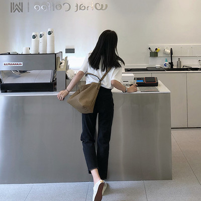 Női farmer terhes nőknek - magas derékú, egyenes modellgumi