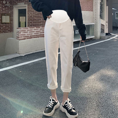 Női magas derekú kismamafarmer új modellje - három színben