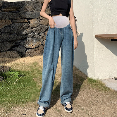 Φαρδύ μοντέλο τζιν για εγκύους