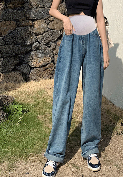 Φαρδύ μοντέλο τζιν για εγκύους