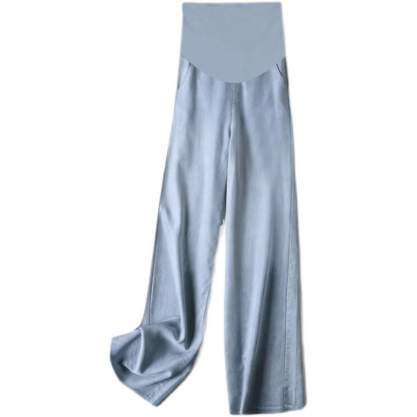 Τζιν εγκυμοσύνης με ψηλόμεσο φαρδύ πόδι