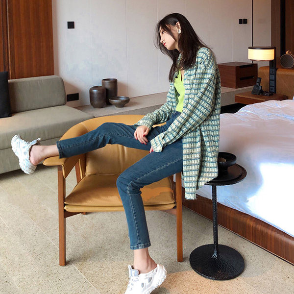 Novi model trudničkih traperica s džepovima - plave boje