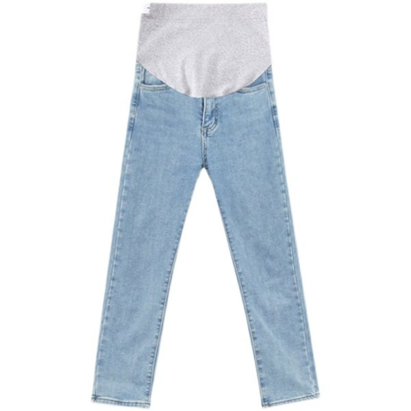 Novi model trudničkih traperica s džepovima - plave boje