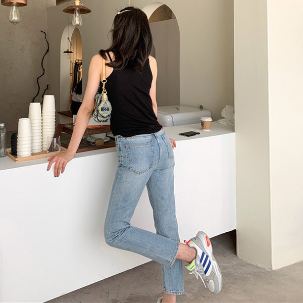 Novi model trudničkih traperica s džepovima - plave boje