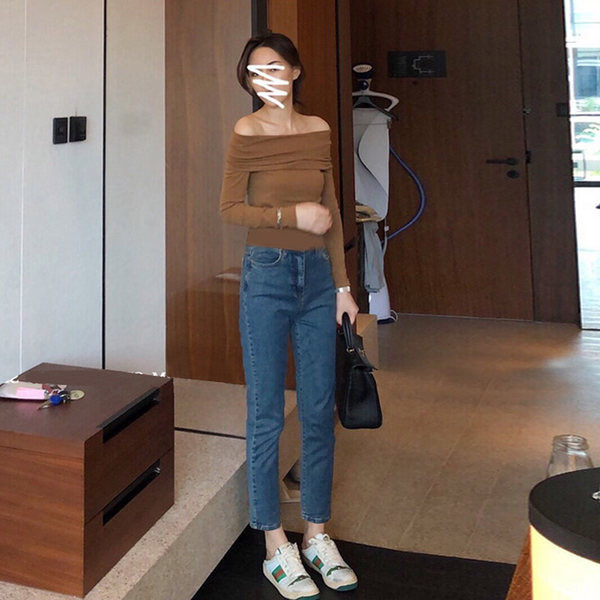 Novi model trudničkih traperica s džepovima - plave boje